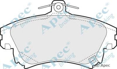 APEC BRAKING pad1084 -  Комплект тормозных колодок, дисковый тормоз
